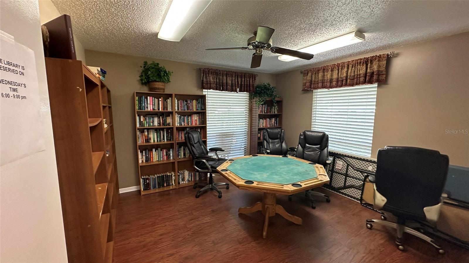 Library and Card Rooms