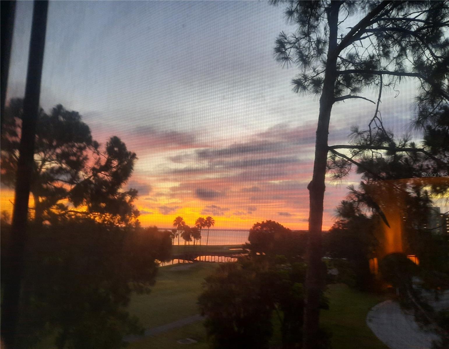 Always a different Sunrise view from Fourth Floore unit #4E Wall to Wall Balcony. Sellers photo.