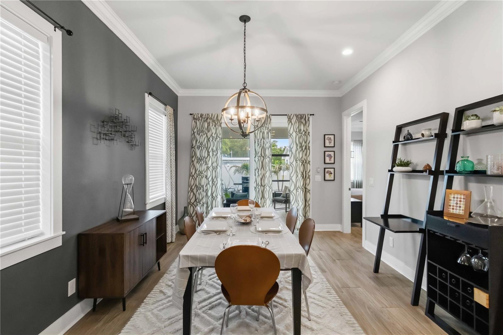 A charming dining space with personality and warmth