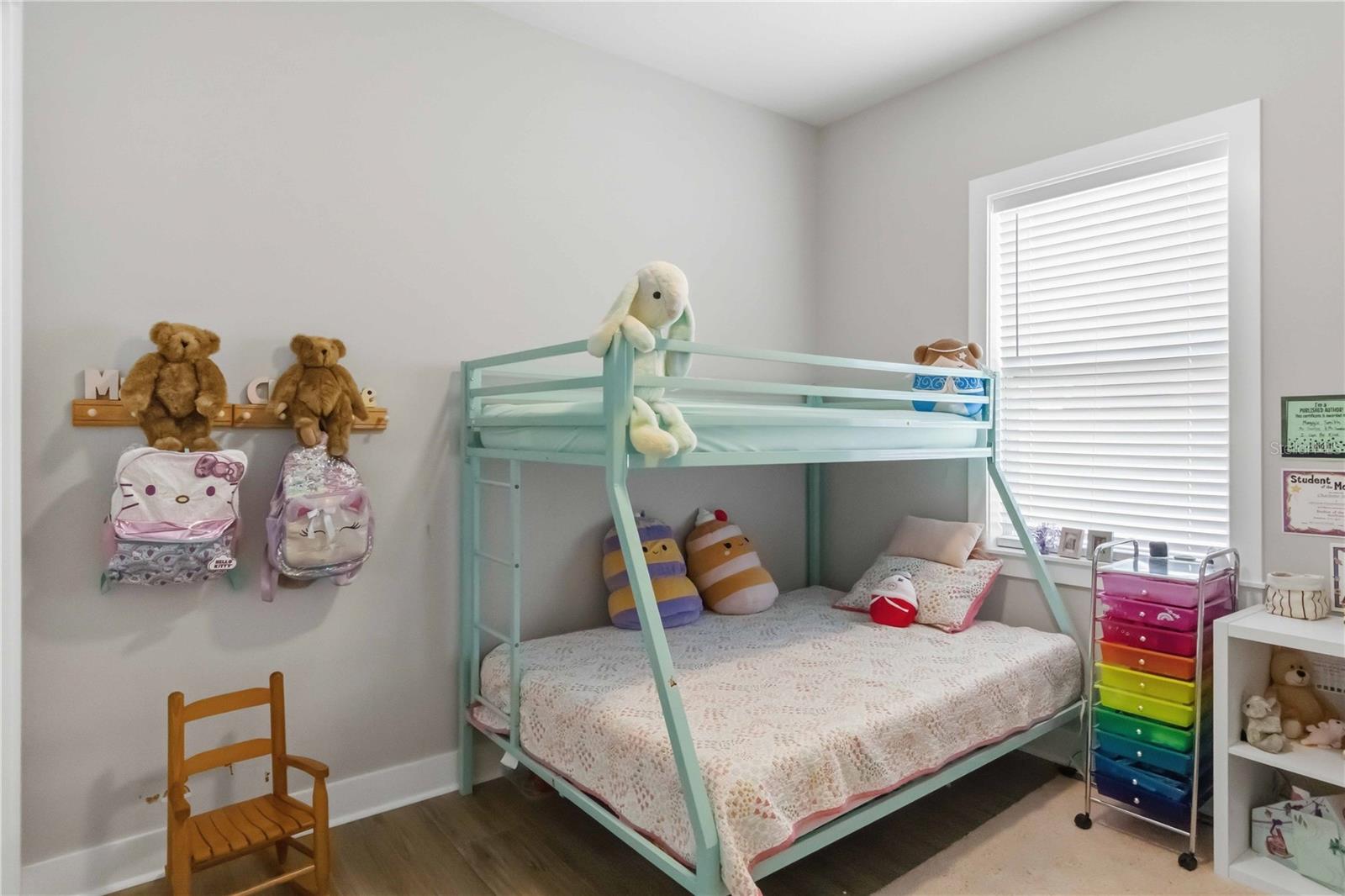 A flexible secondary bedroom with plenty of personality