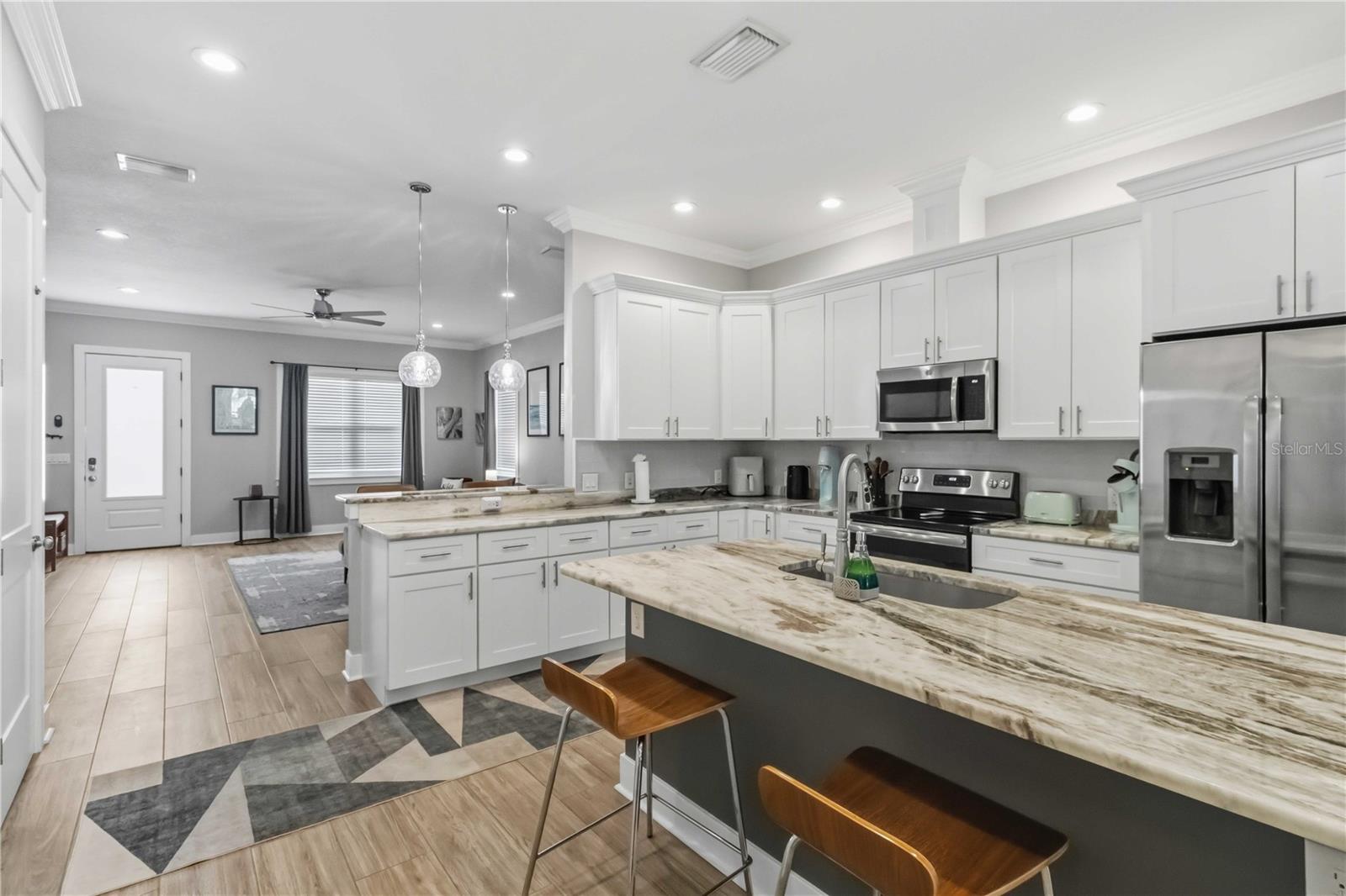 A bright, open kitchen that makes cooking and conversation feel effortless