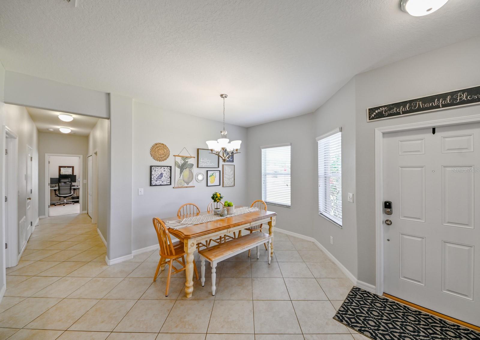 Entry door into living space