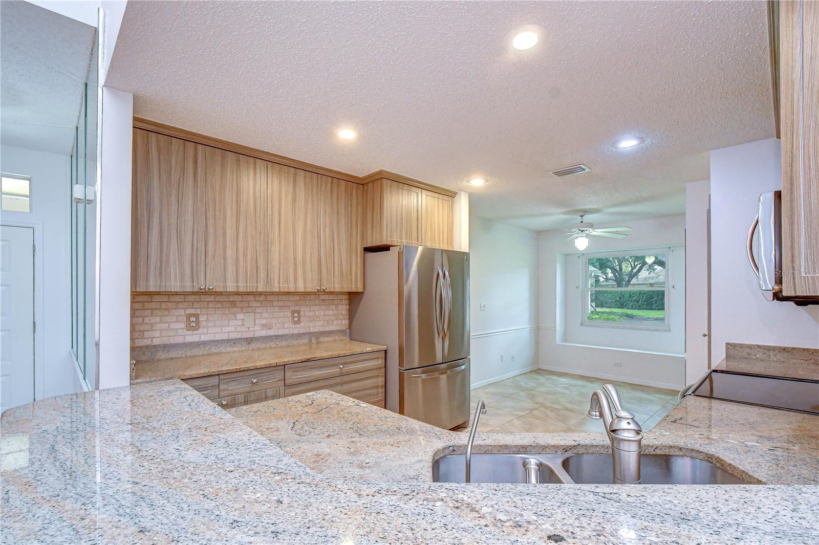 Elegant granite surfaces offering durability and sophistication.