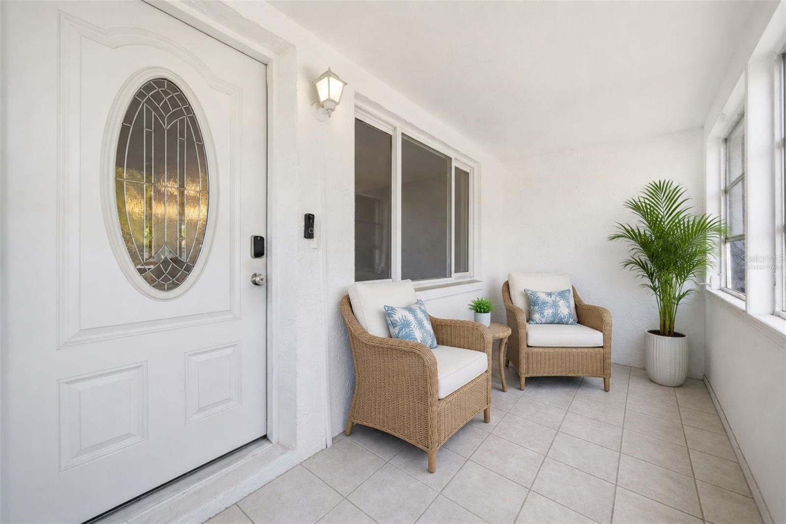 Entry Sitting Area - Virtually Staged