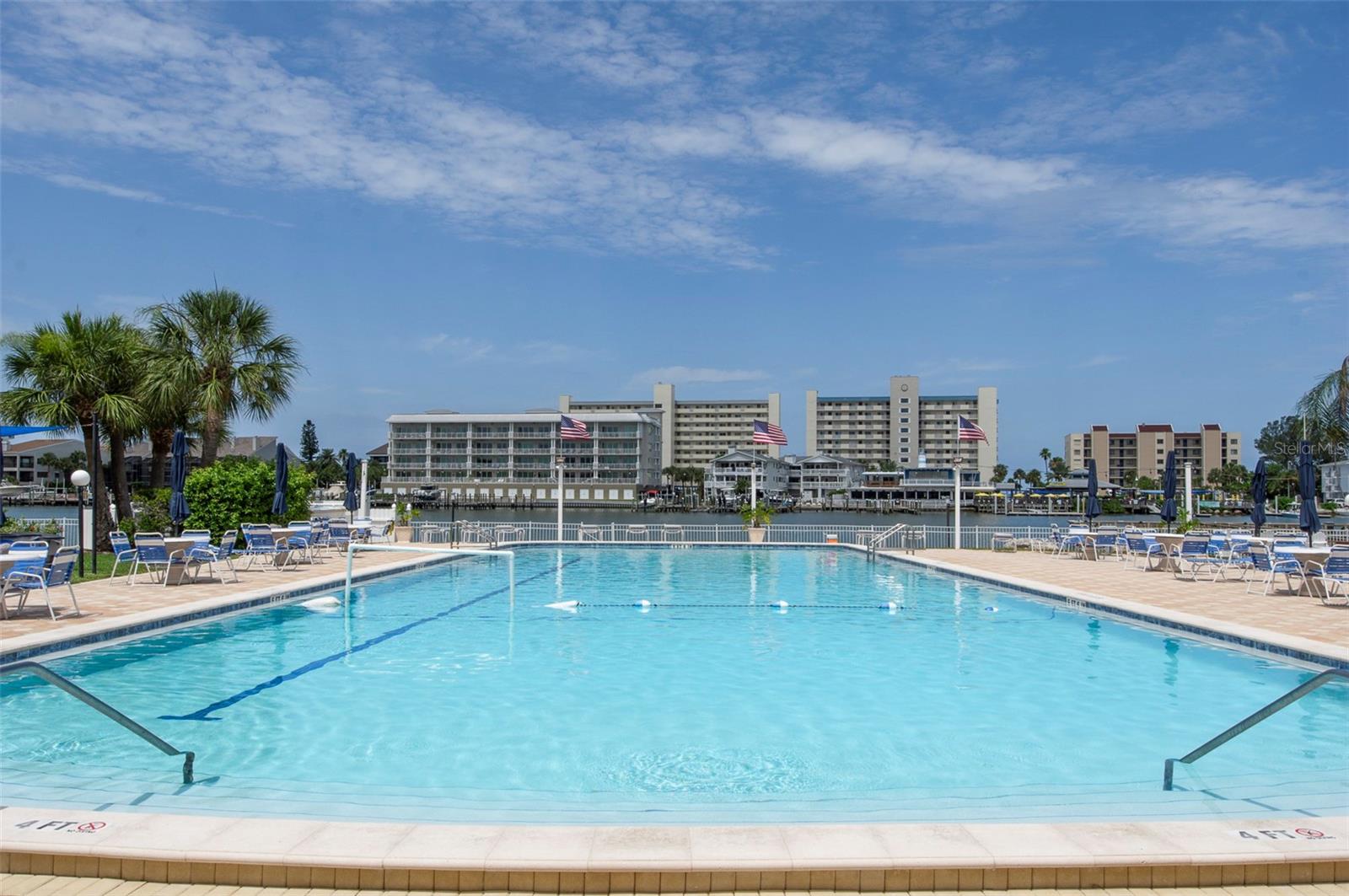 Main Pool! Wow what a view... Feel like you are in a resort!