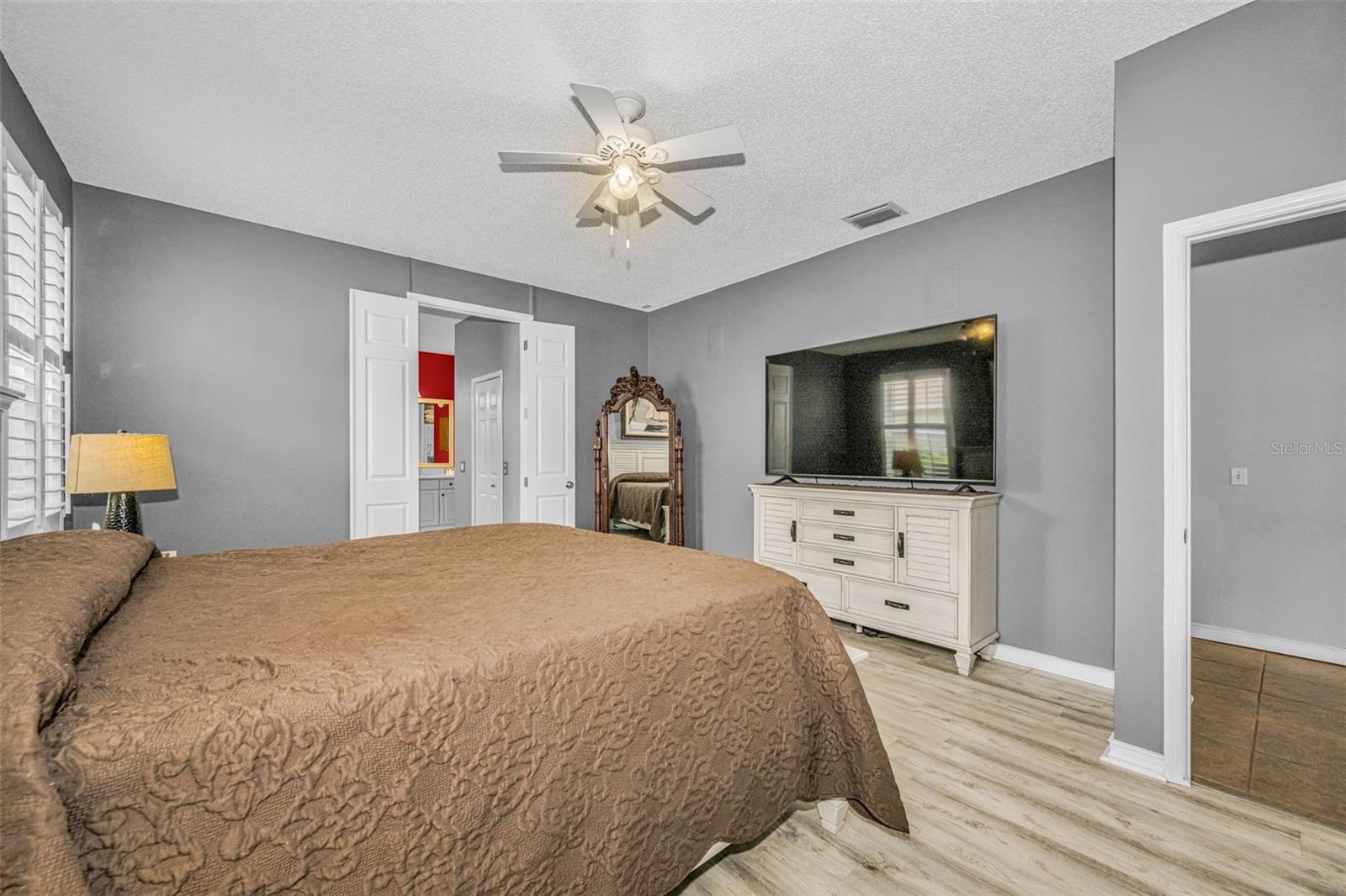 Master Bedroom large enough for a sitting nook
