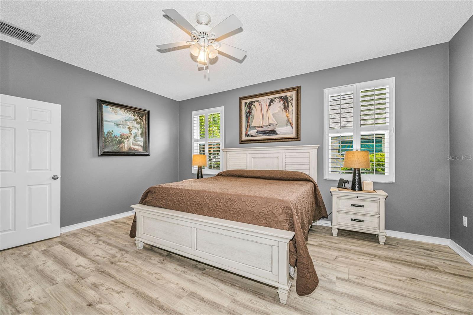 Ceiling Fans in many rooms