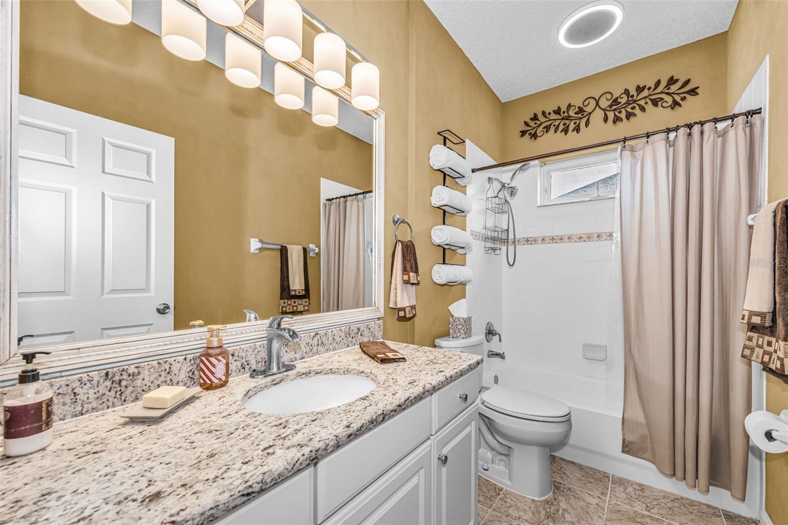 Hall Bath with convenient step-in shower