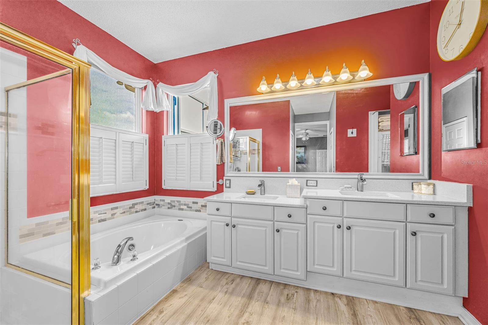 Master Bathroom with dual vanities
