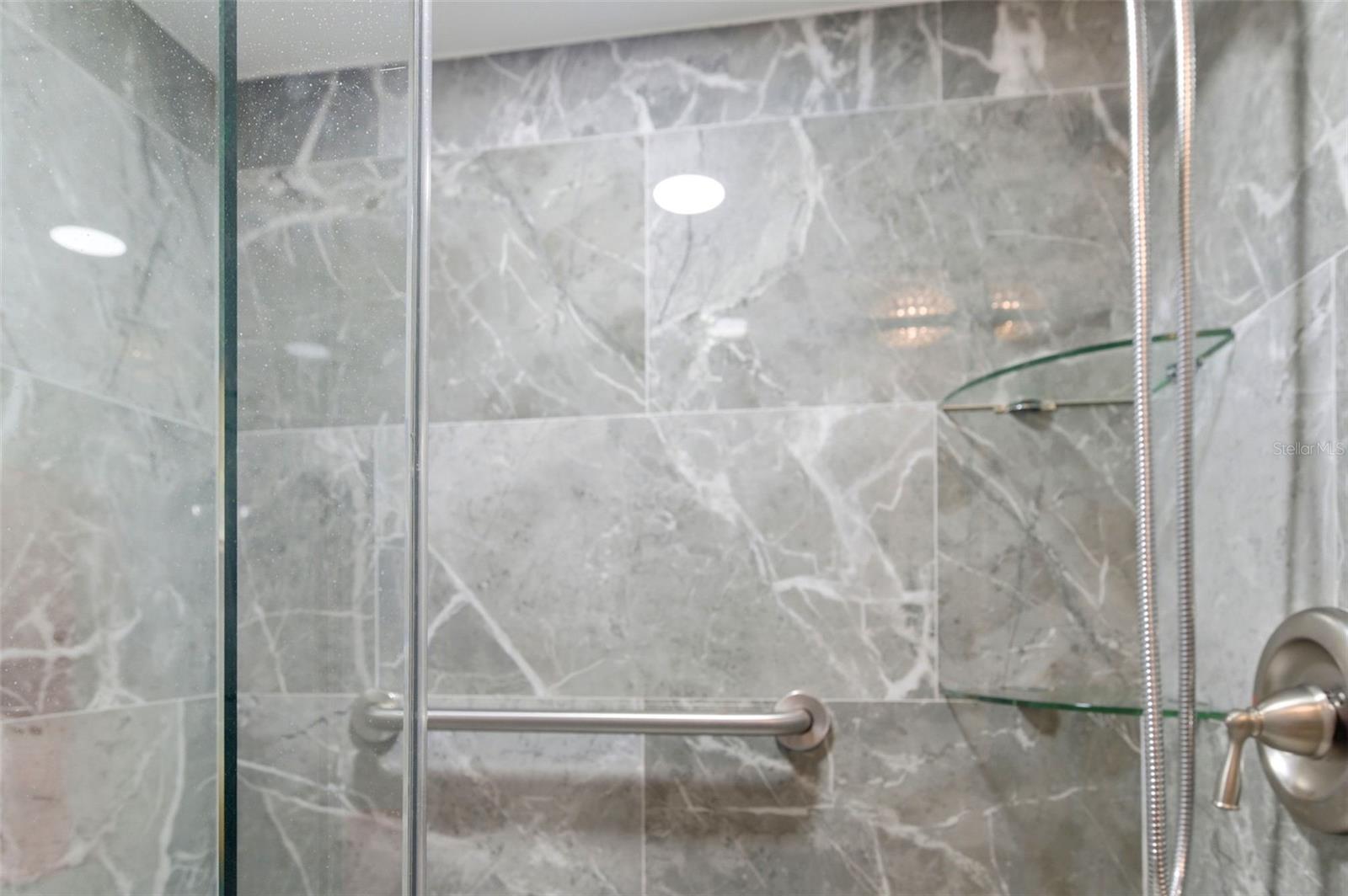 Primary shower.