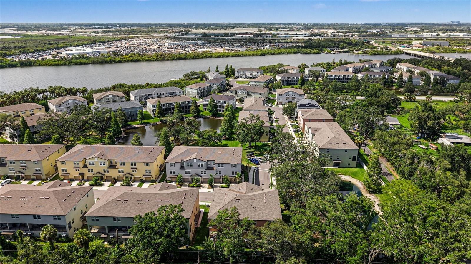 Gated community, full view.