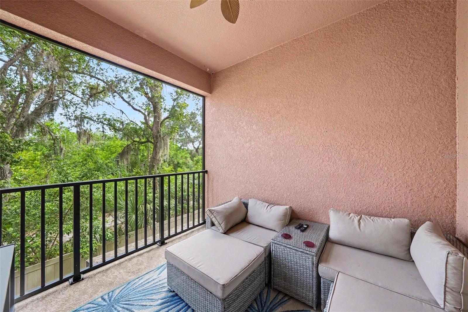 2nd floor screened in patio.