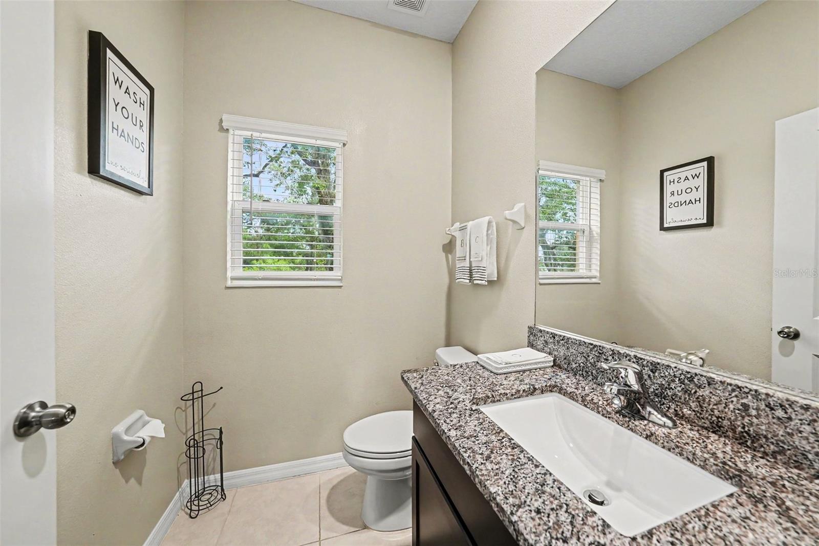 Half bathroom.
