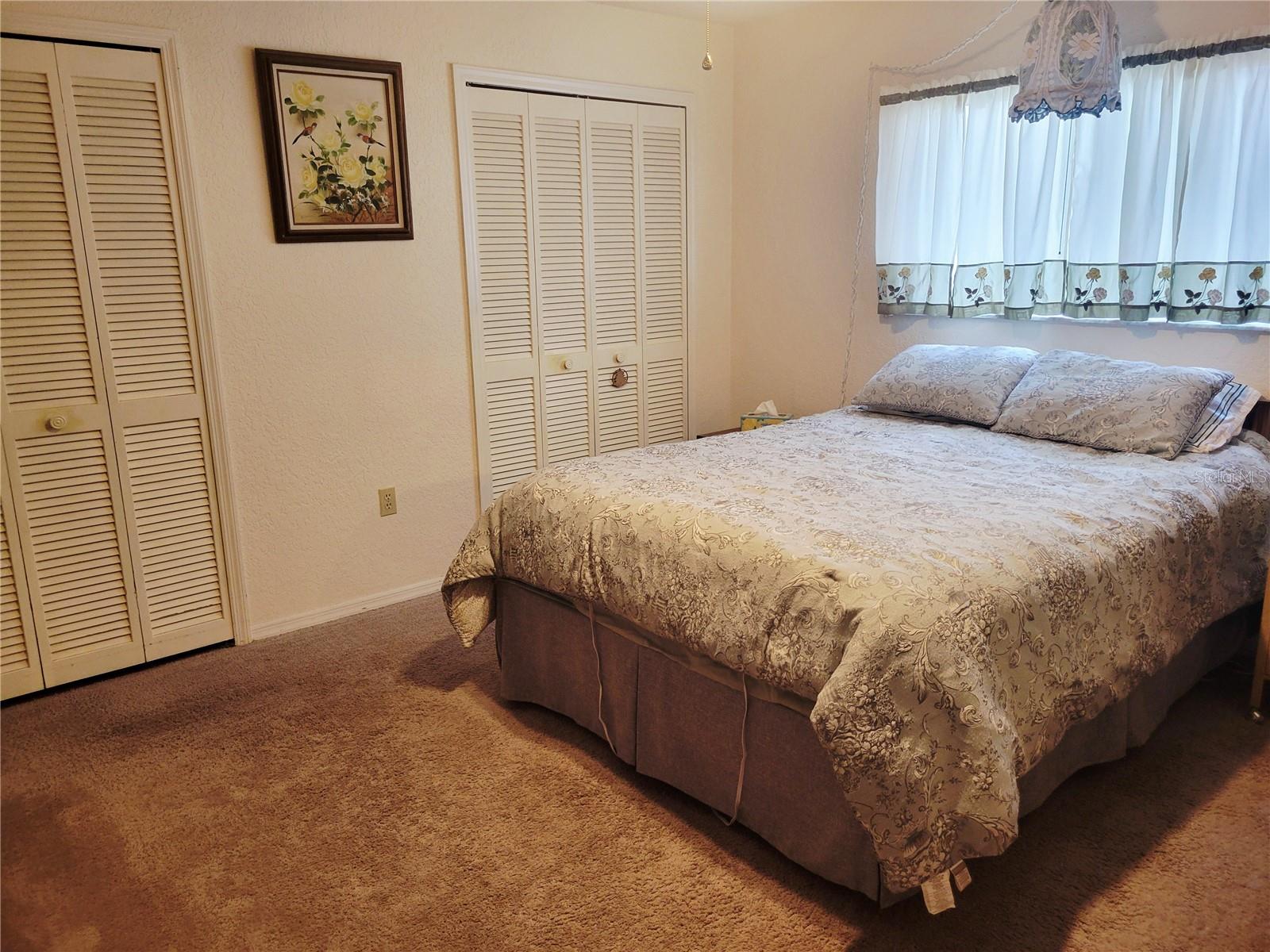Master Bedroom with dual closets