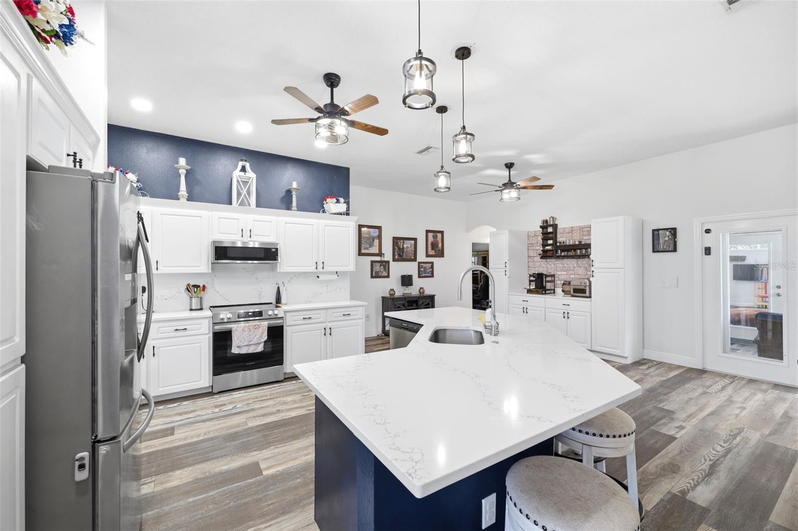 kitchen with plenty of cabinets