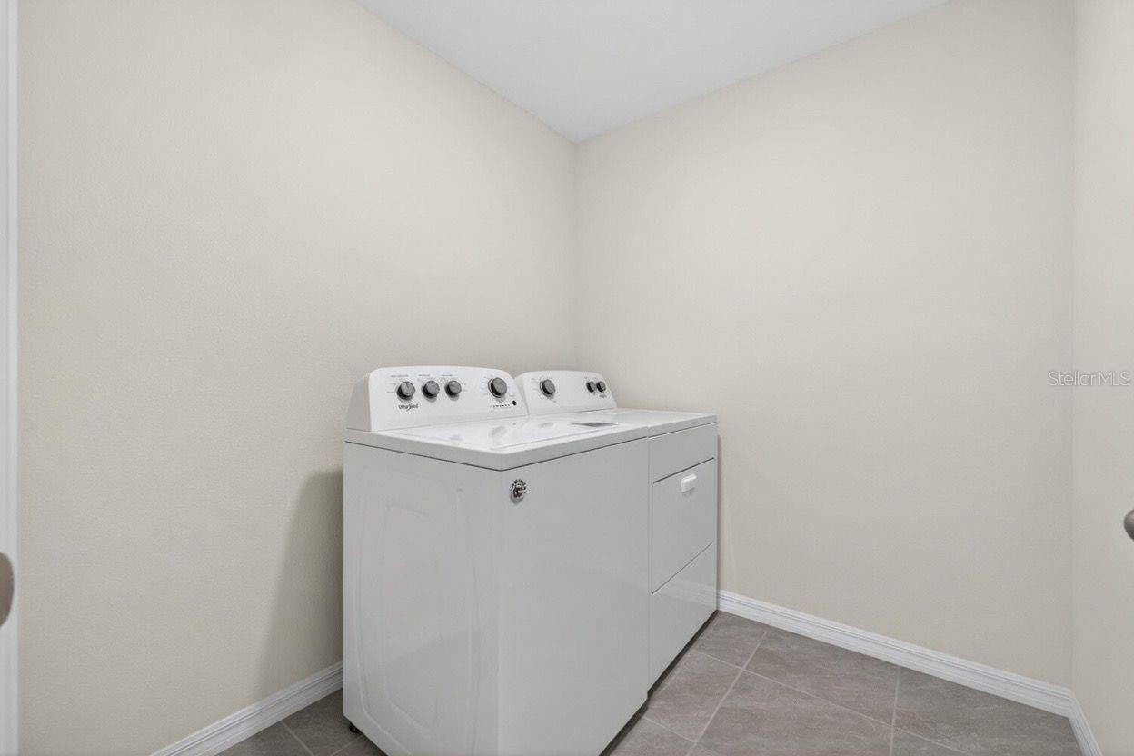 Large laundry room