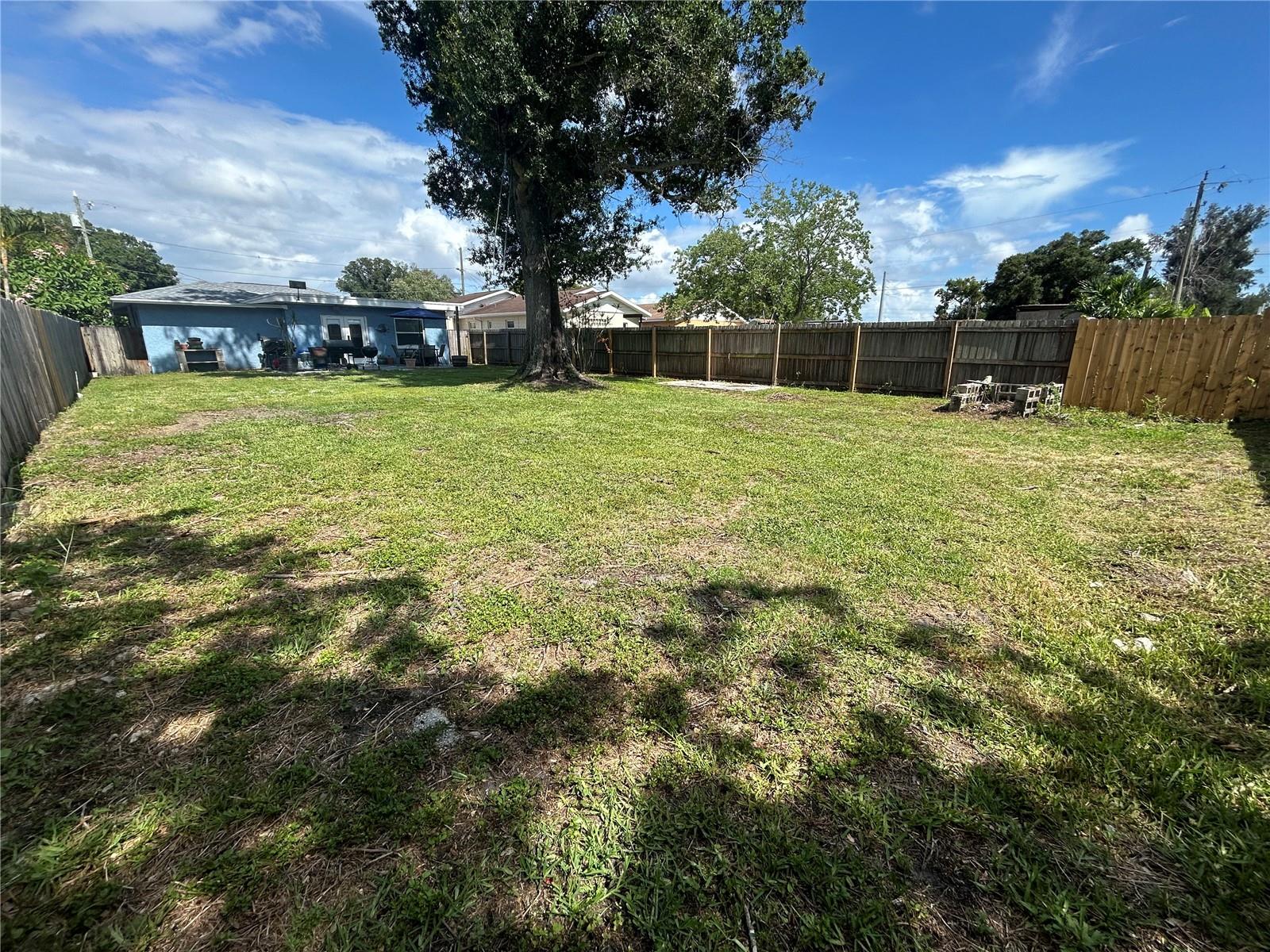 Spacious Backyard