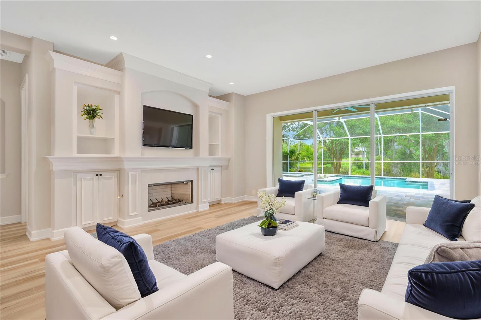 Virtually Staged Living Room