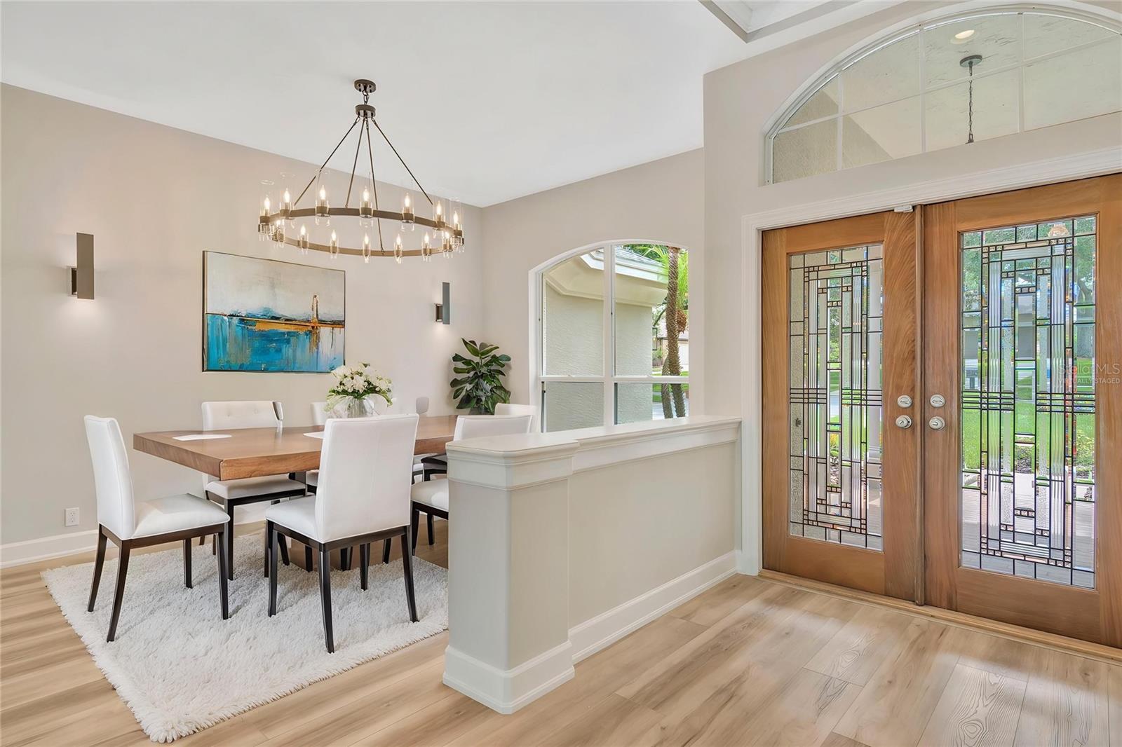 Virtually Staged Dining Room
