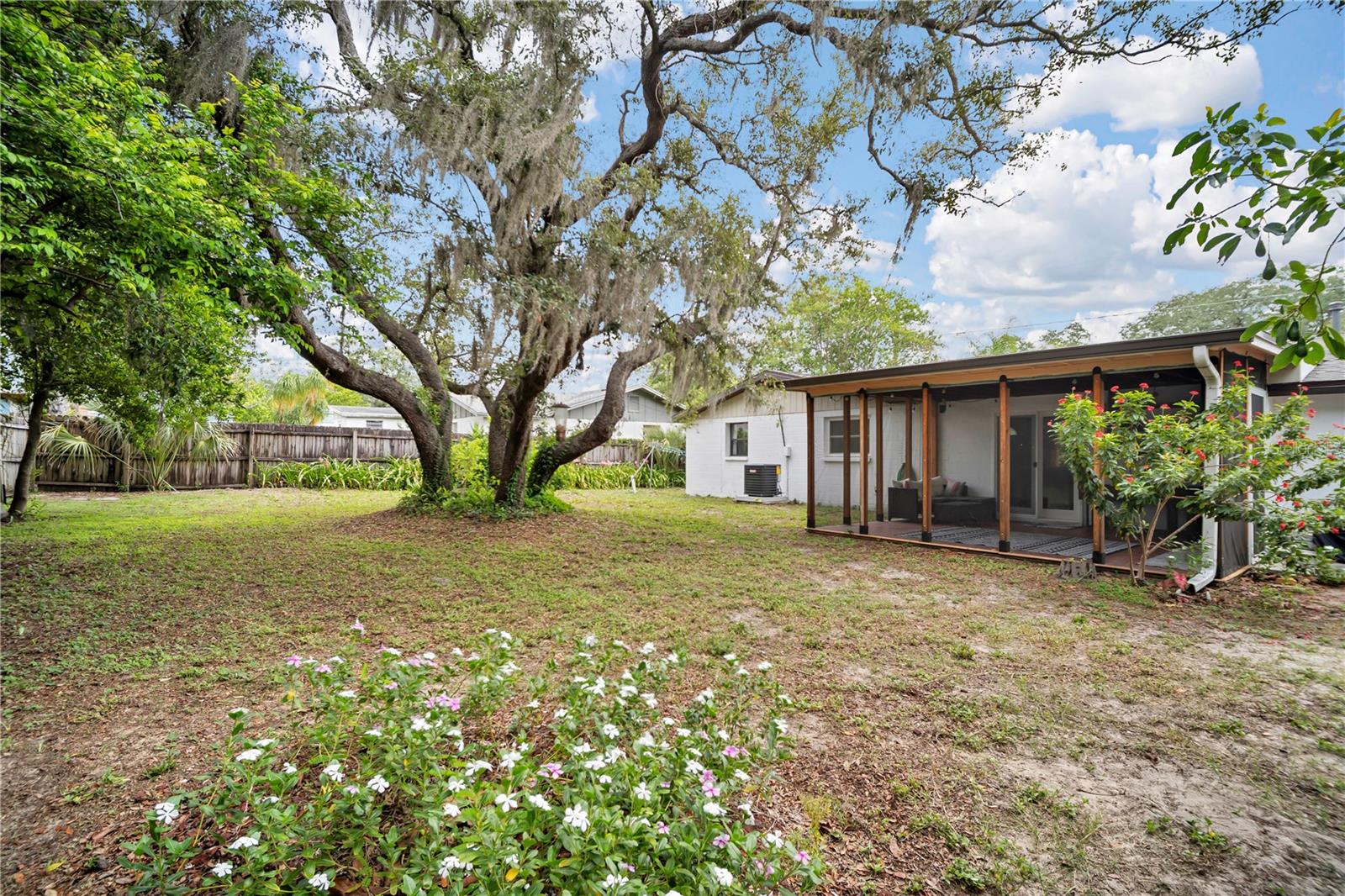 Large Fenced Back Yard