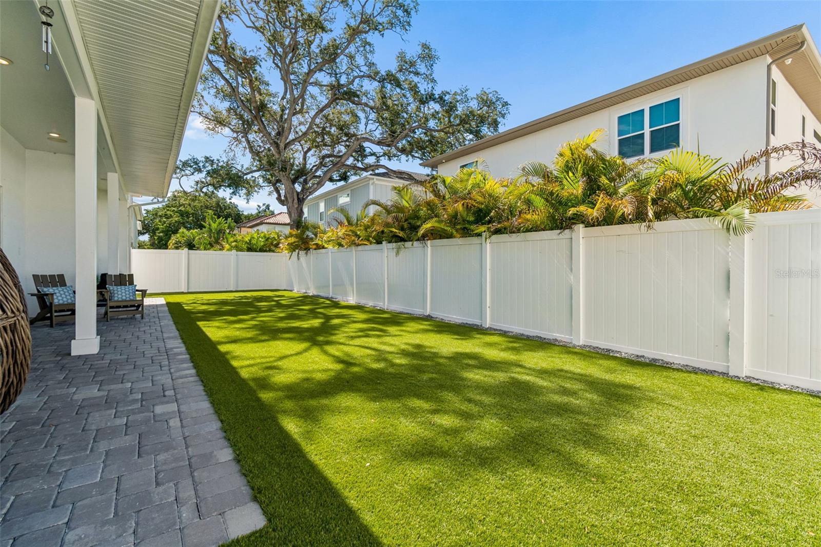 Maintenance free back yard or plenty of room to build your own pool!