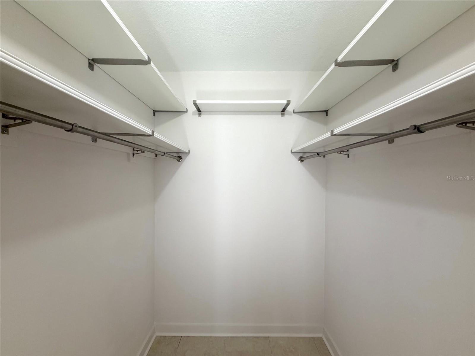 Primary closet