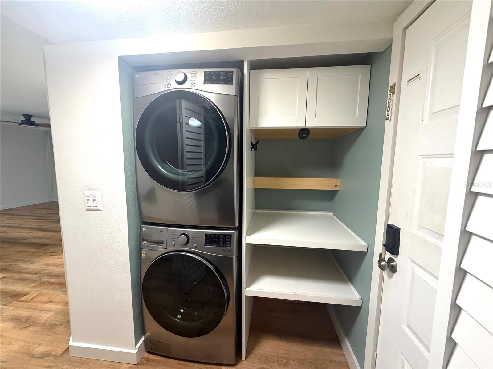 Laundry closet