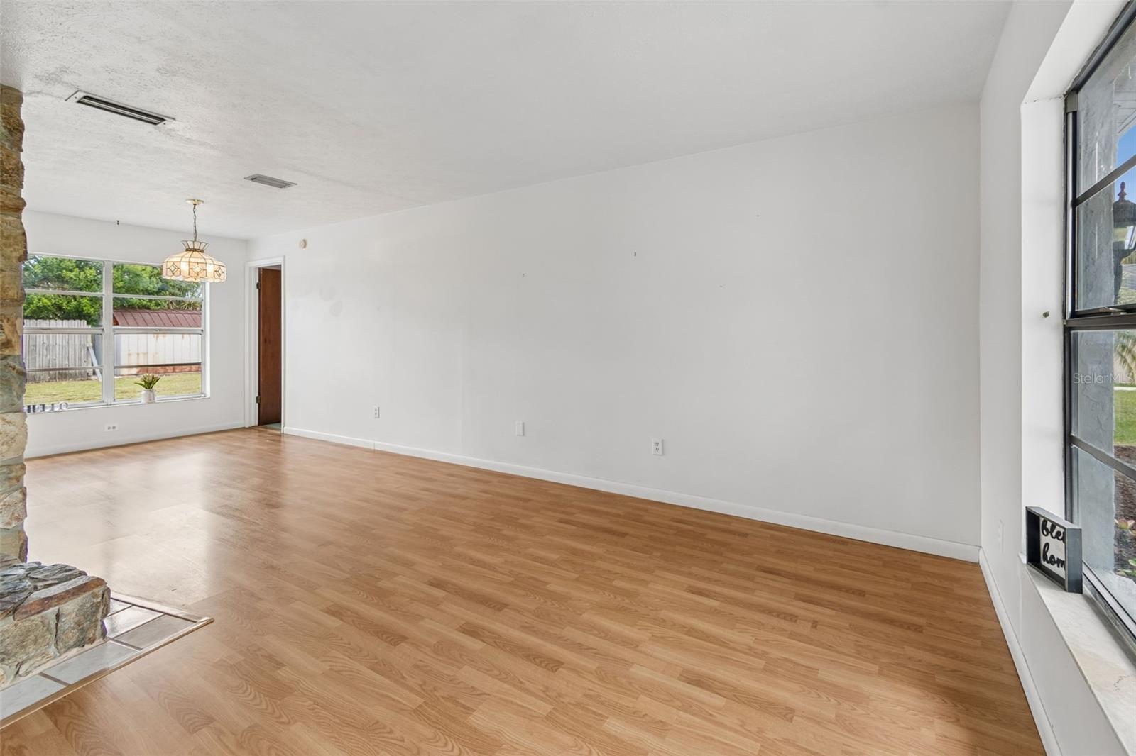 Living room space.