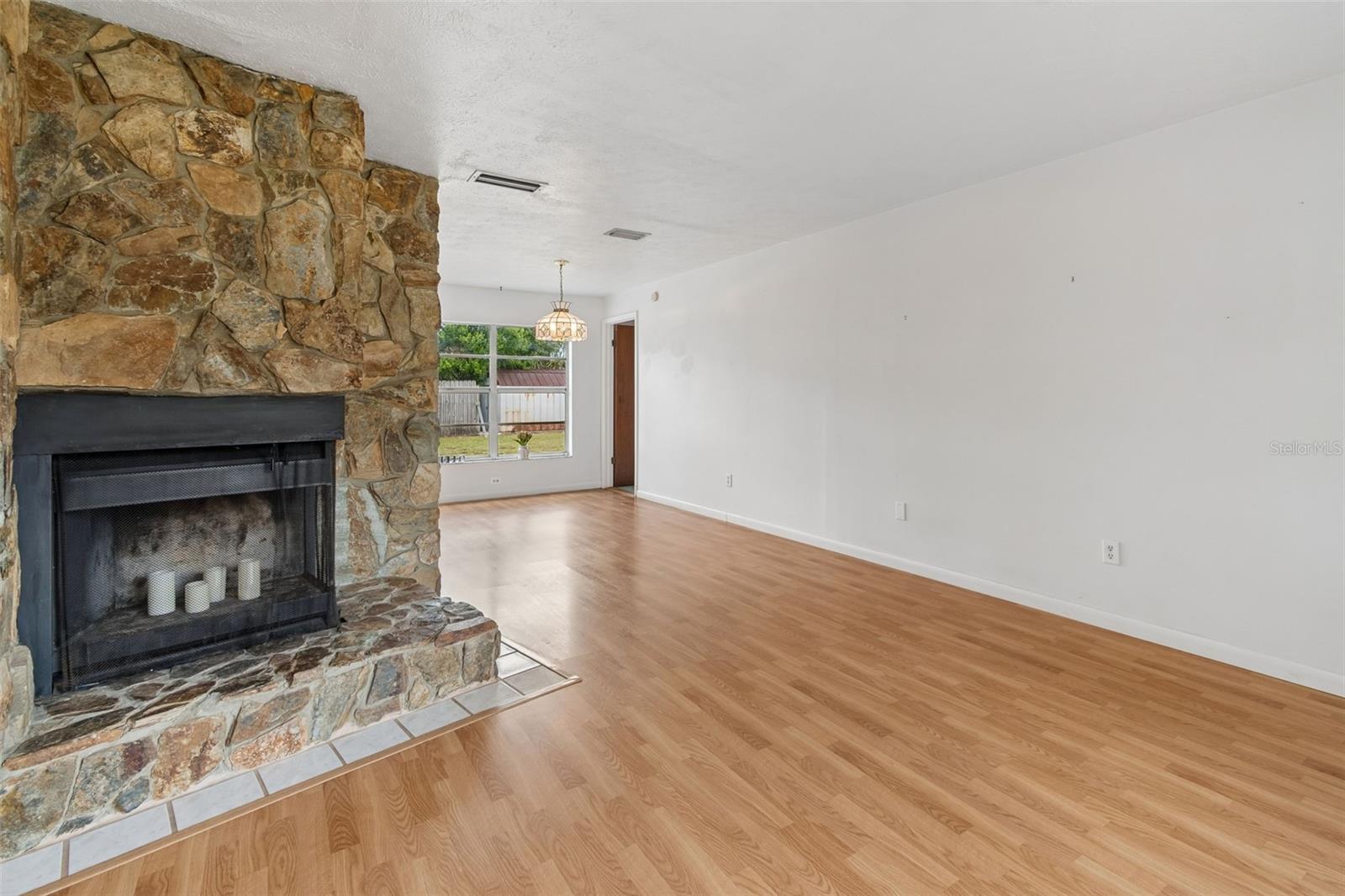 Fireplade is situated in the living room.