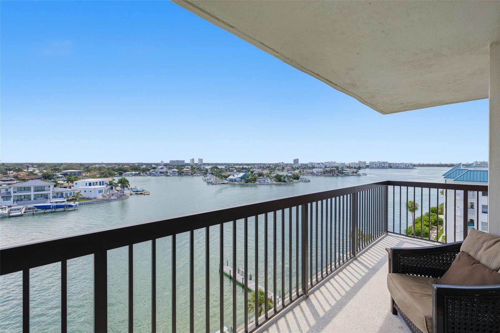 Balcony view to the south