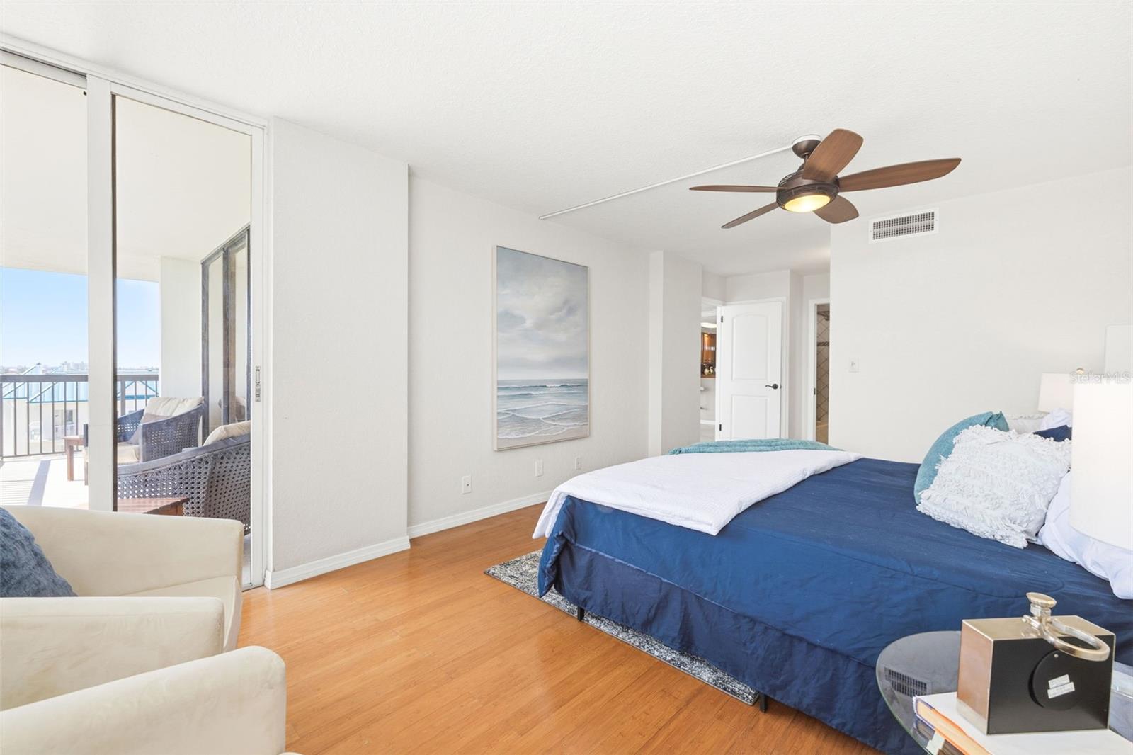 Balcony access from primary bedroom