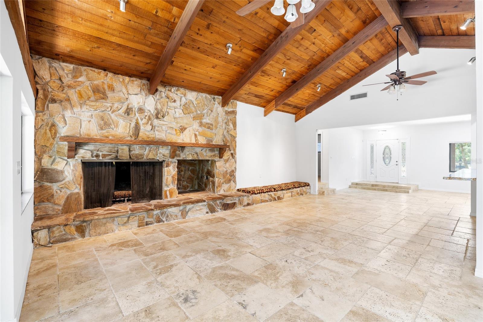 Fireplace in Family Room