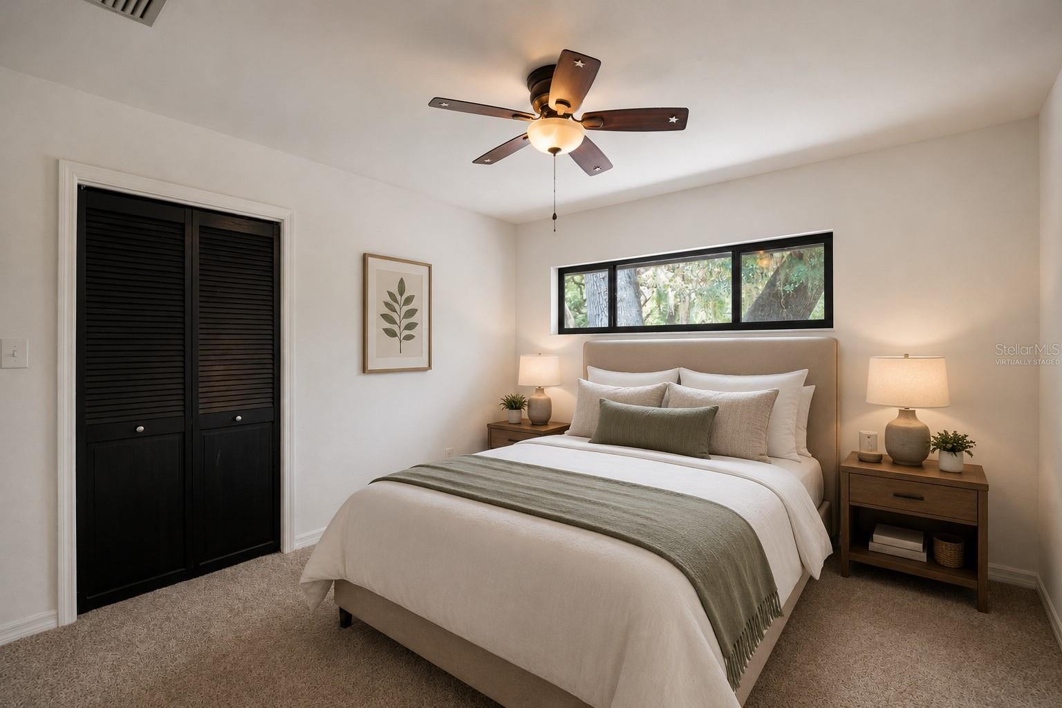 Guest Room Virtually Staged
