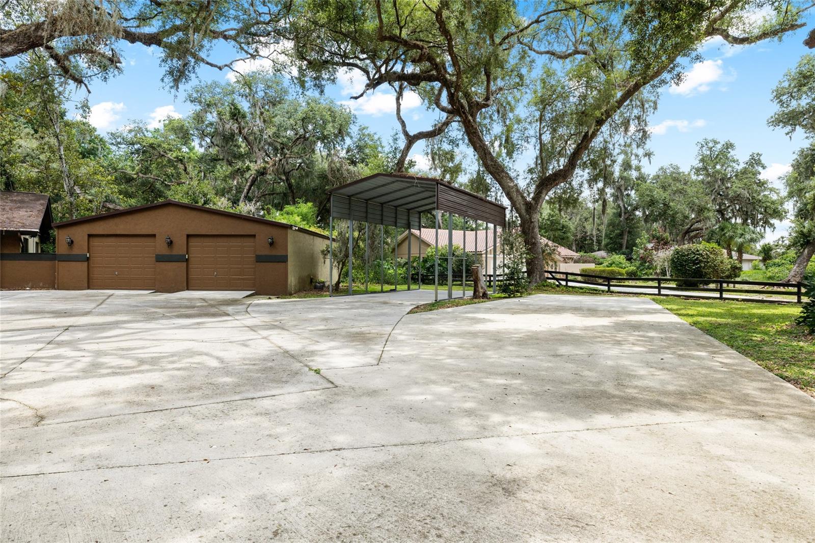 Driveway Garage, and RV Port