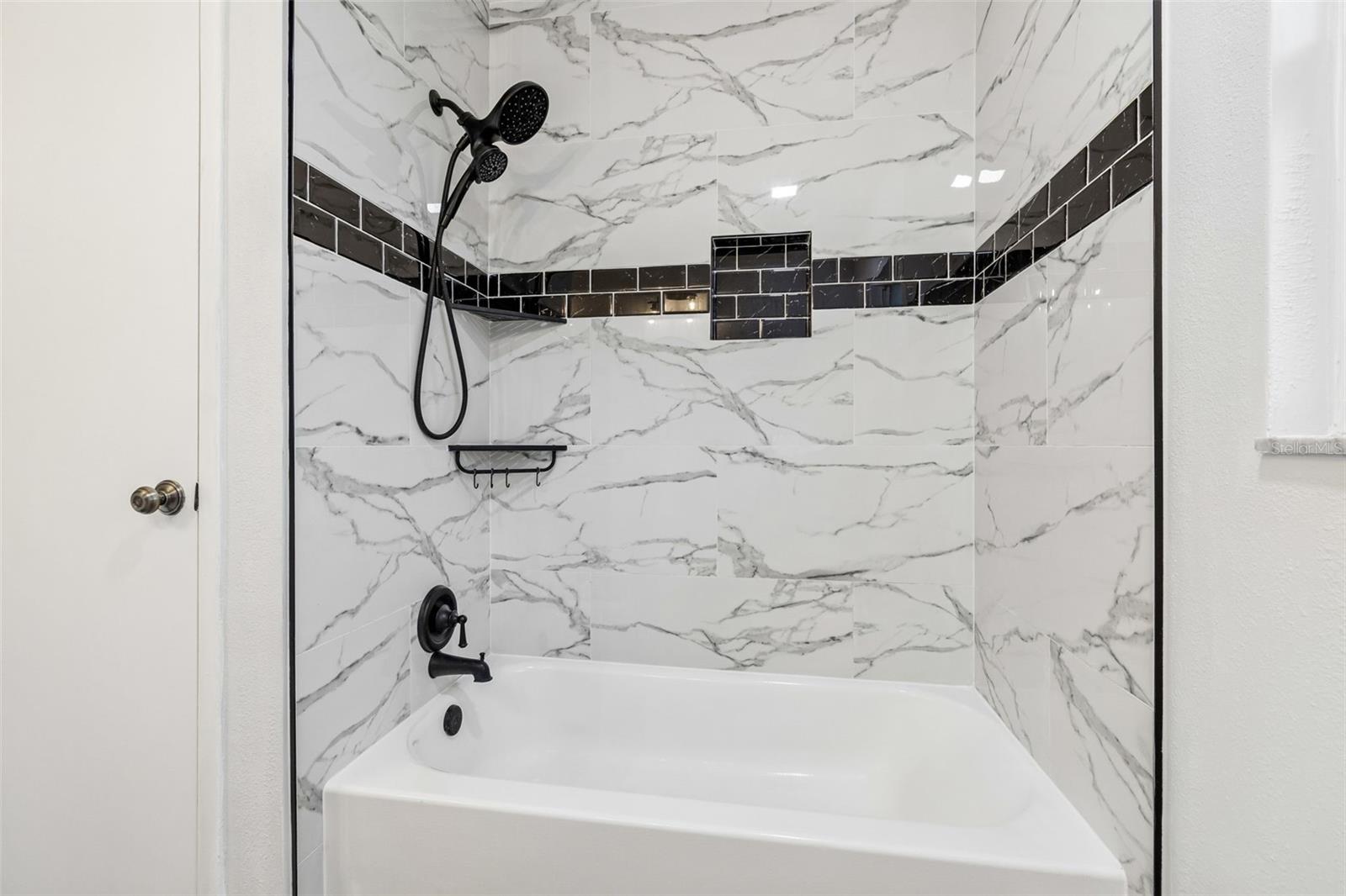 Hall Bath with Tub