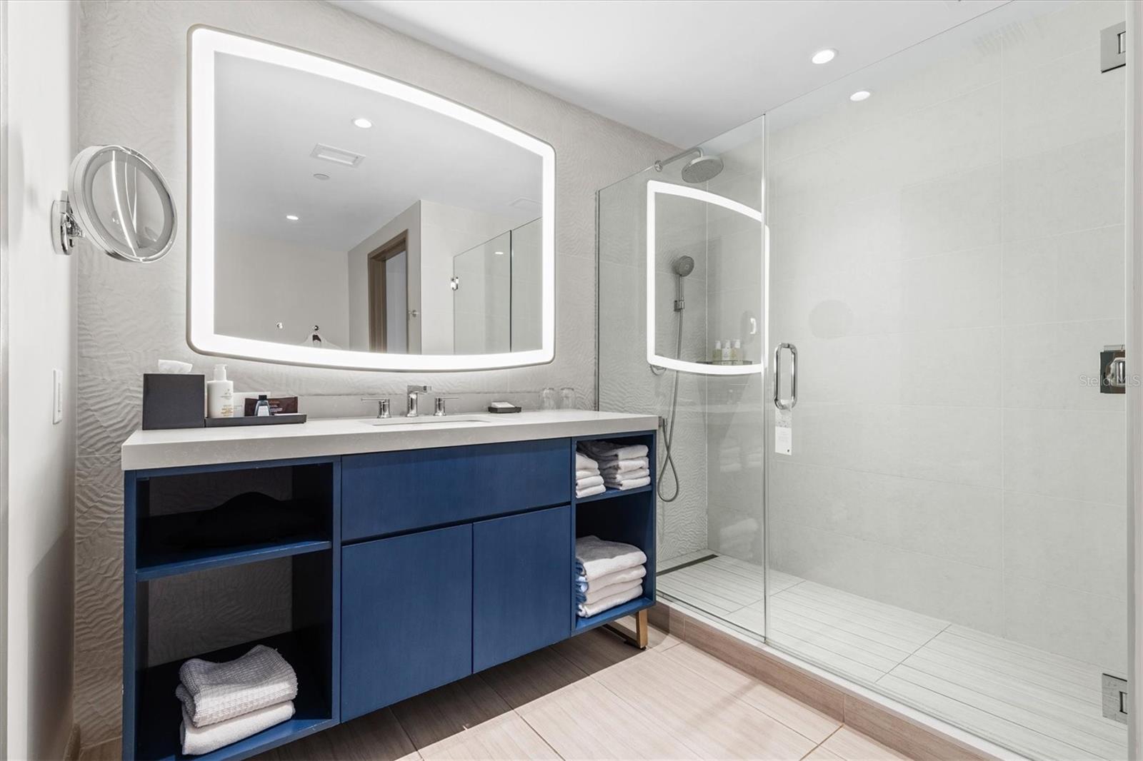 Primary suite spa-like bathroom