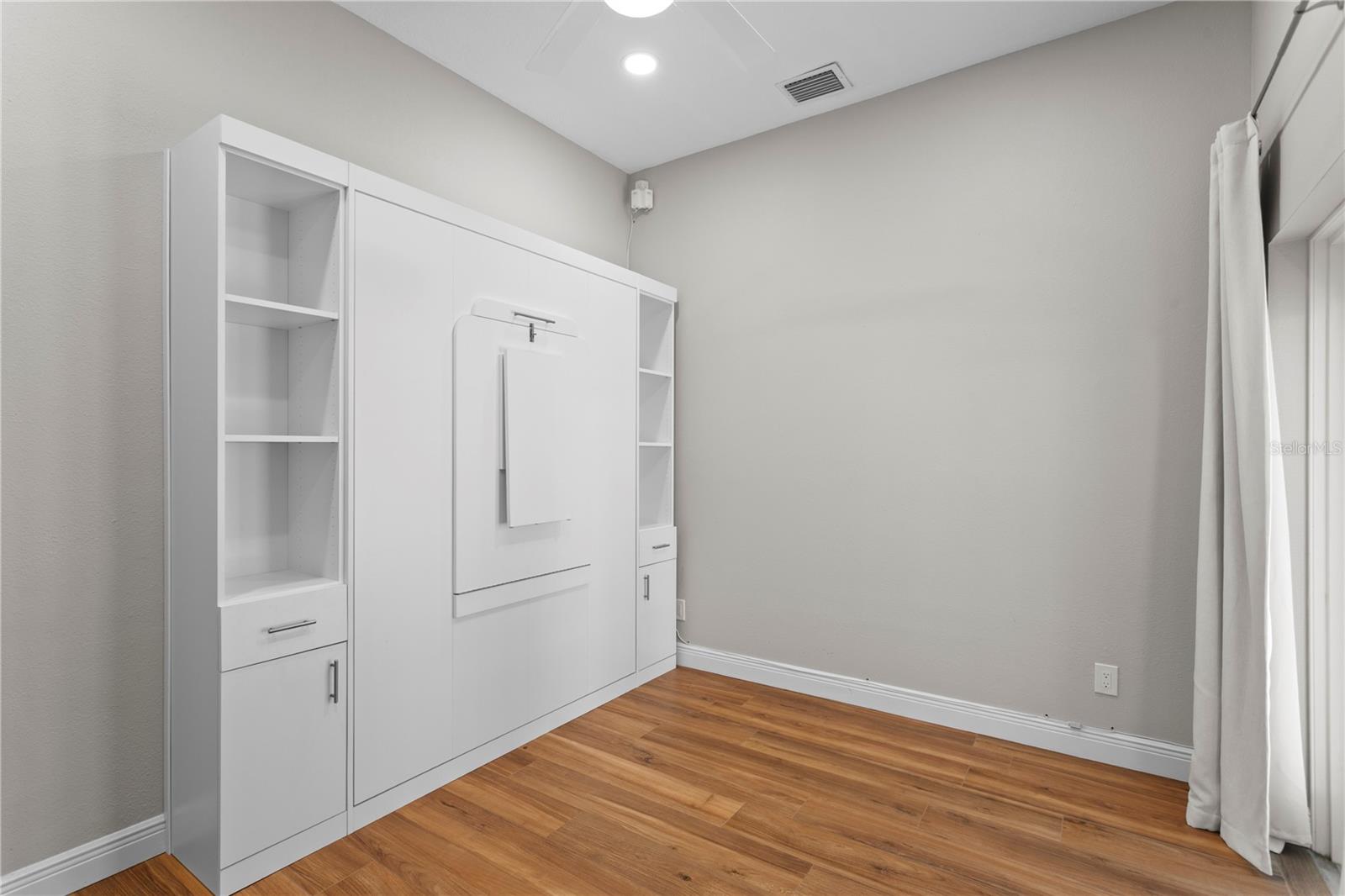 Guest Bedroom with Murphy Bed and Built in desk