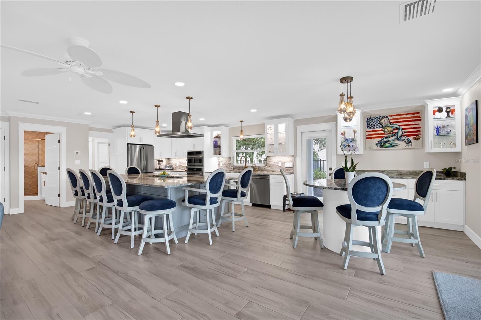 LARGE OPEN DINING SPACE