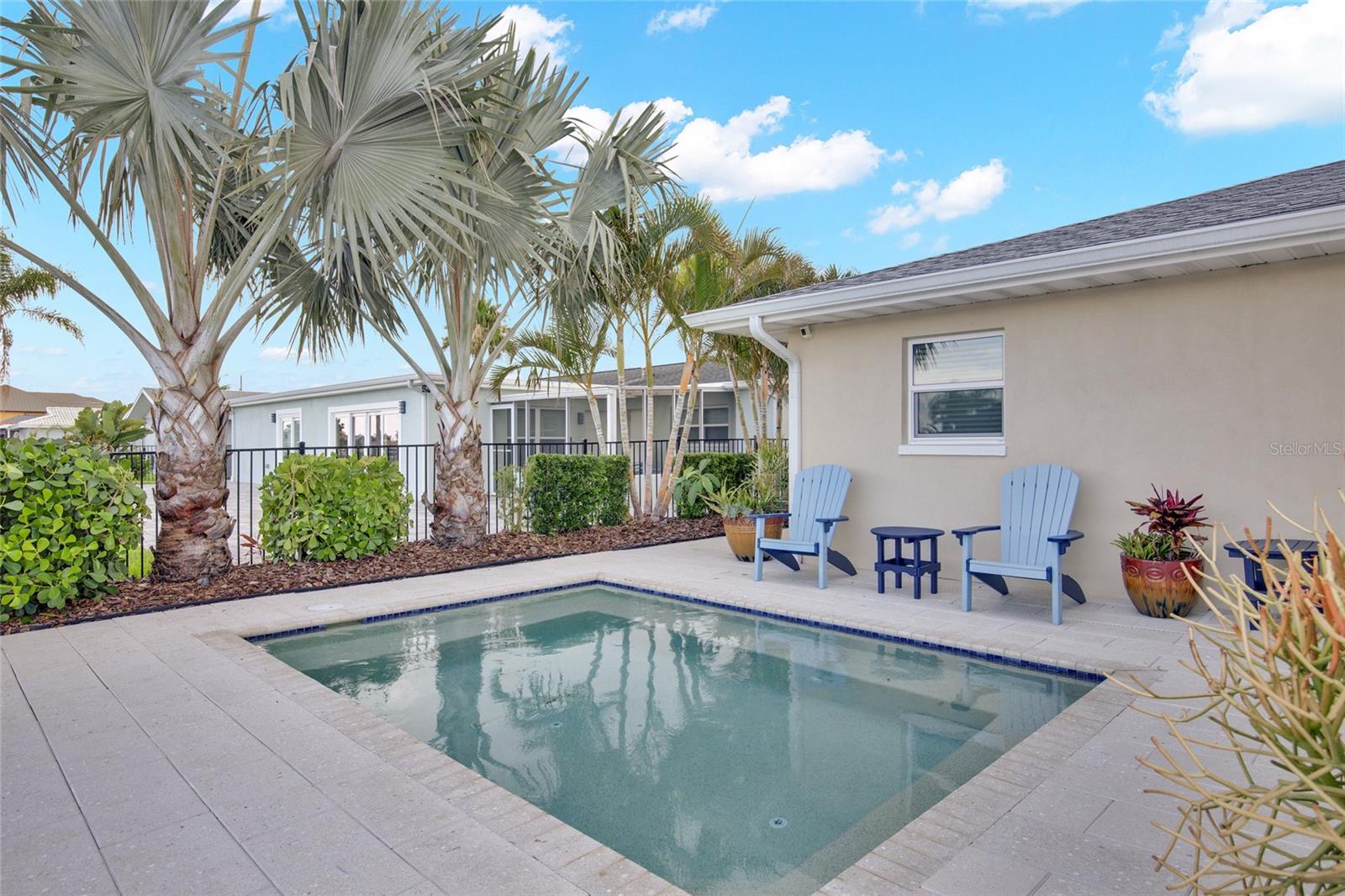 HOT OR COLD - THIS SWIM SPA HAS IT ALL.   CHILLER FOR HOT DAYS AND HEATED JETS FOR COOL WEATHER ENJOYMENT.  YEAR ROUND. NEW POOL PUMP AND FILTER