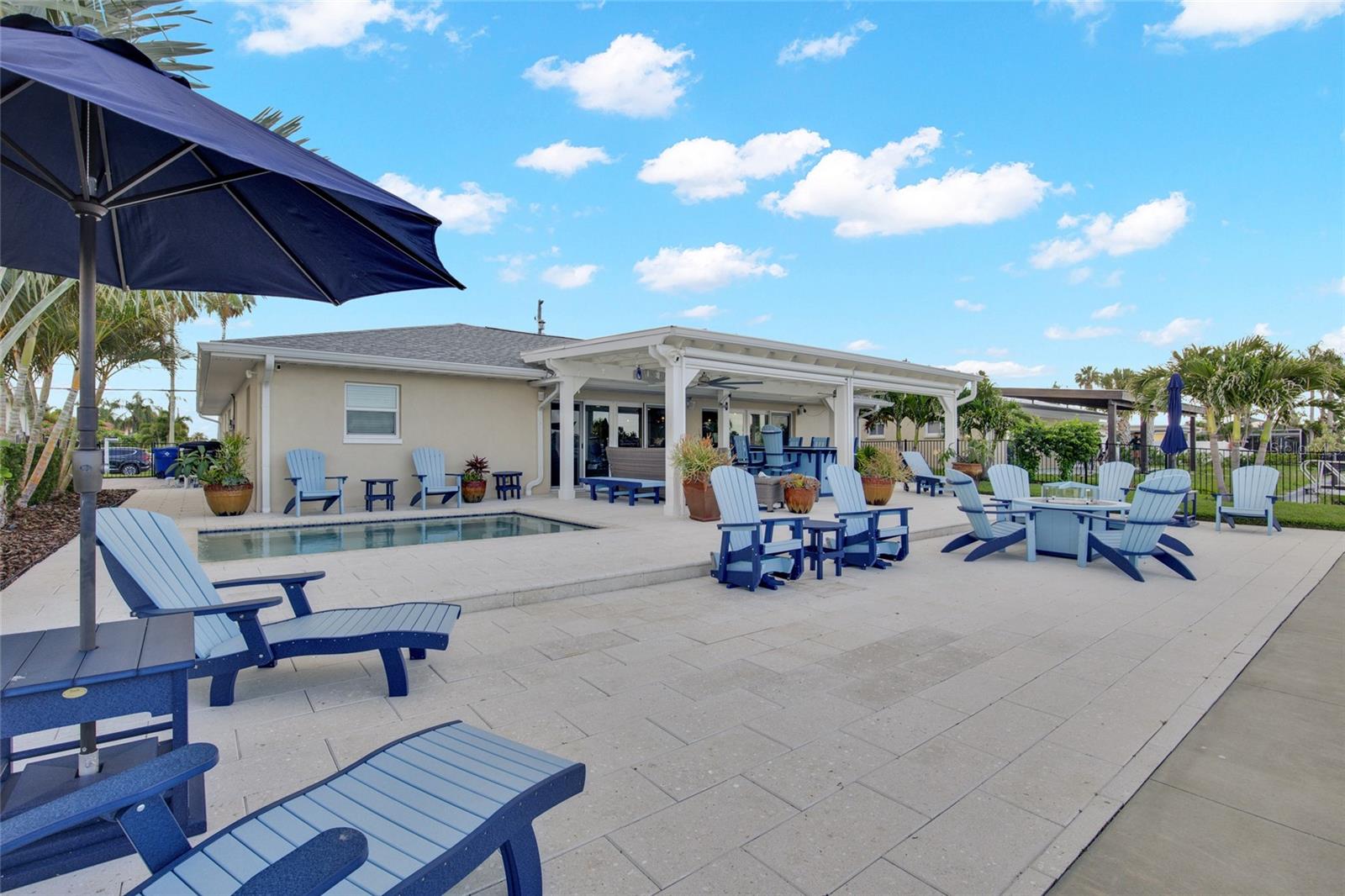 RESORT STYLE OUTDOOR LIVING SPACE