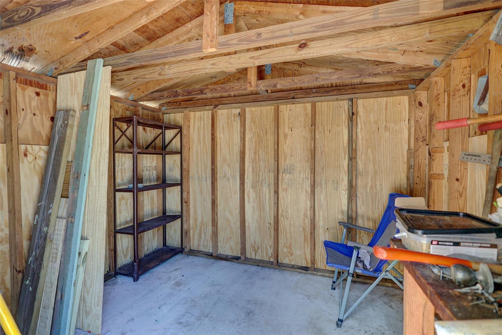 Large durable shed for extra stoarage