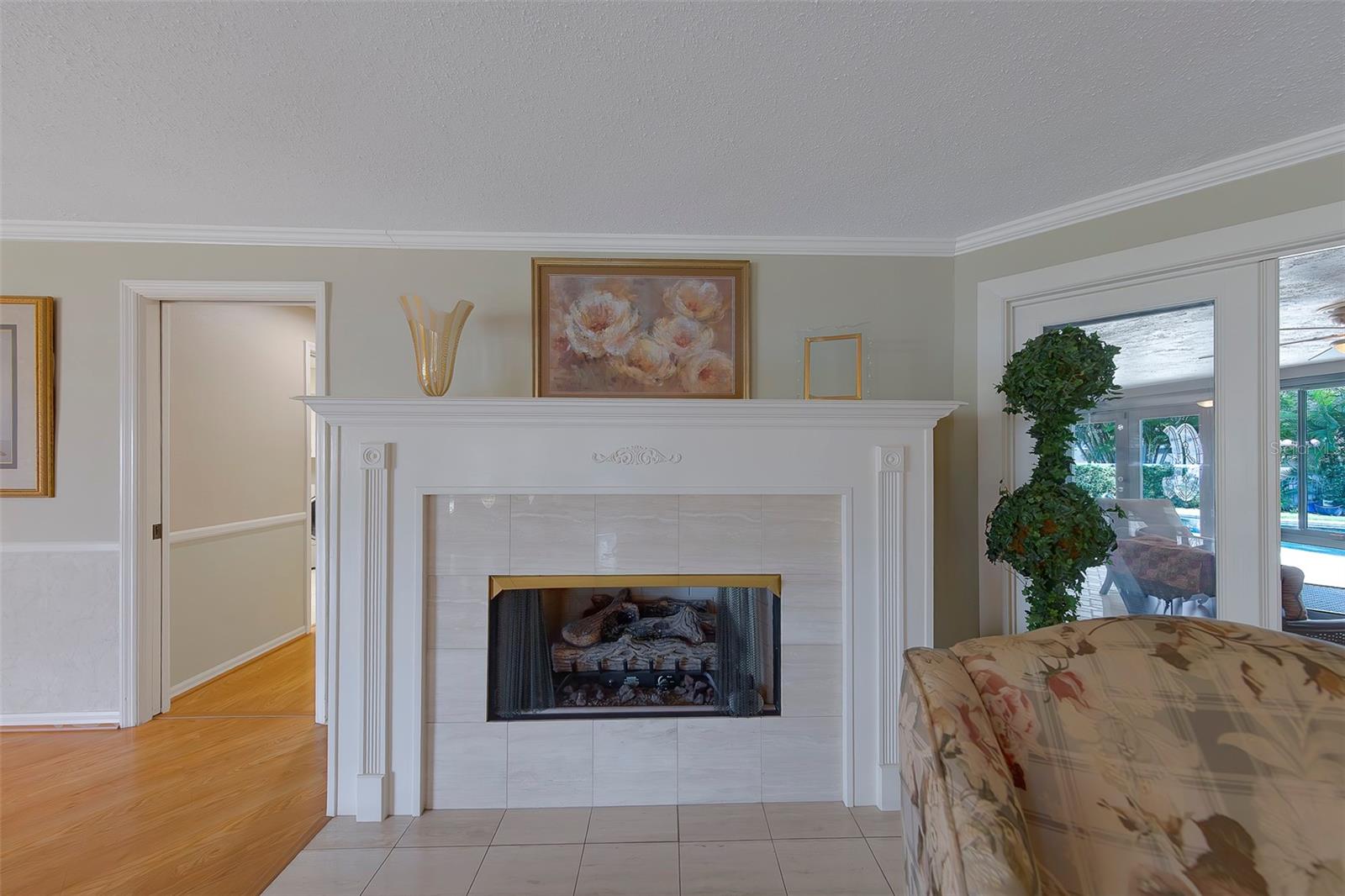 Gas Fireplace/formal living
