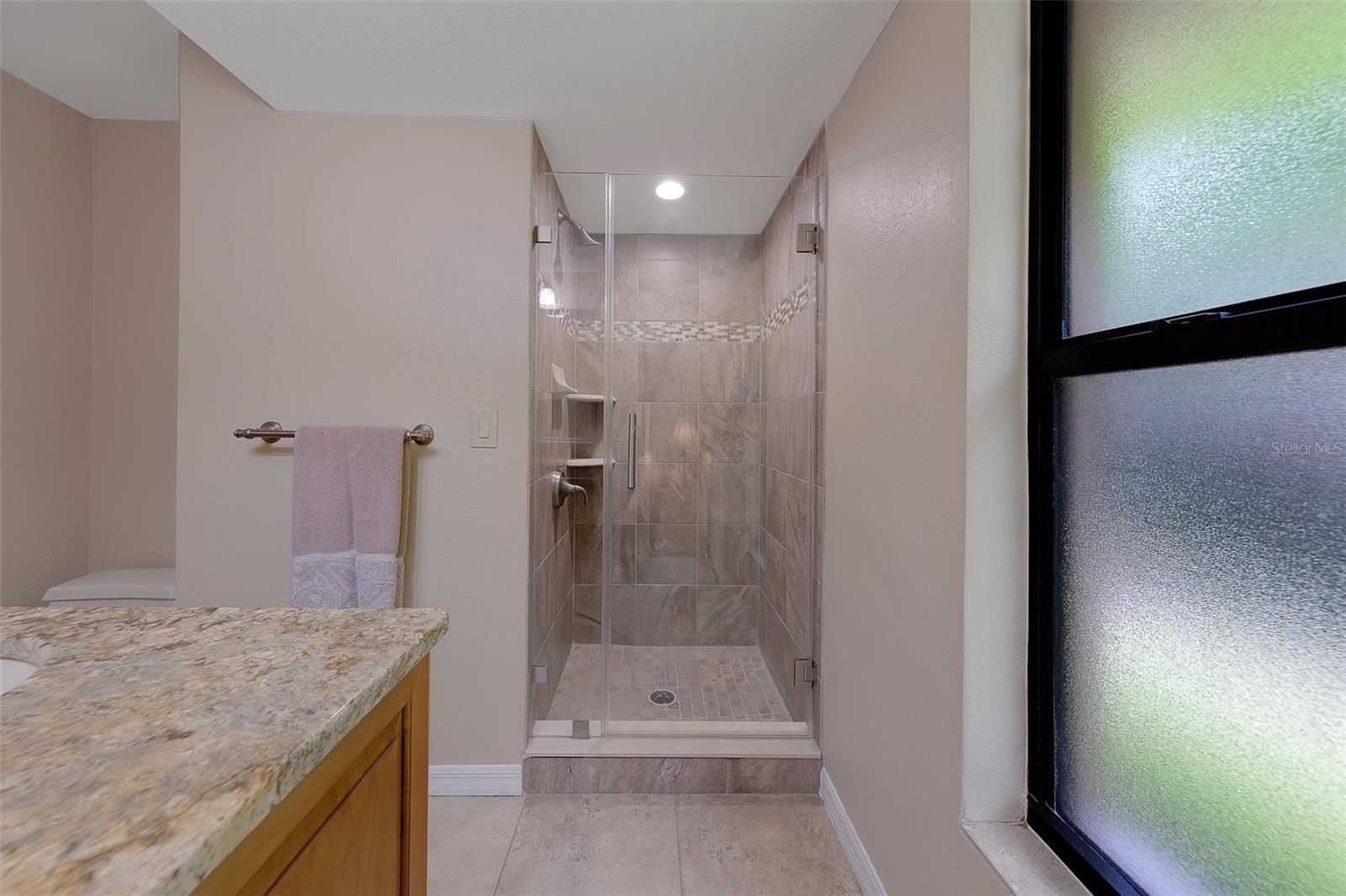 Inside bedroom 3 is an ensuite bath, Gorgeous shower