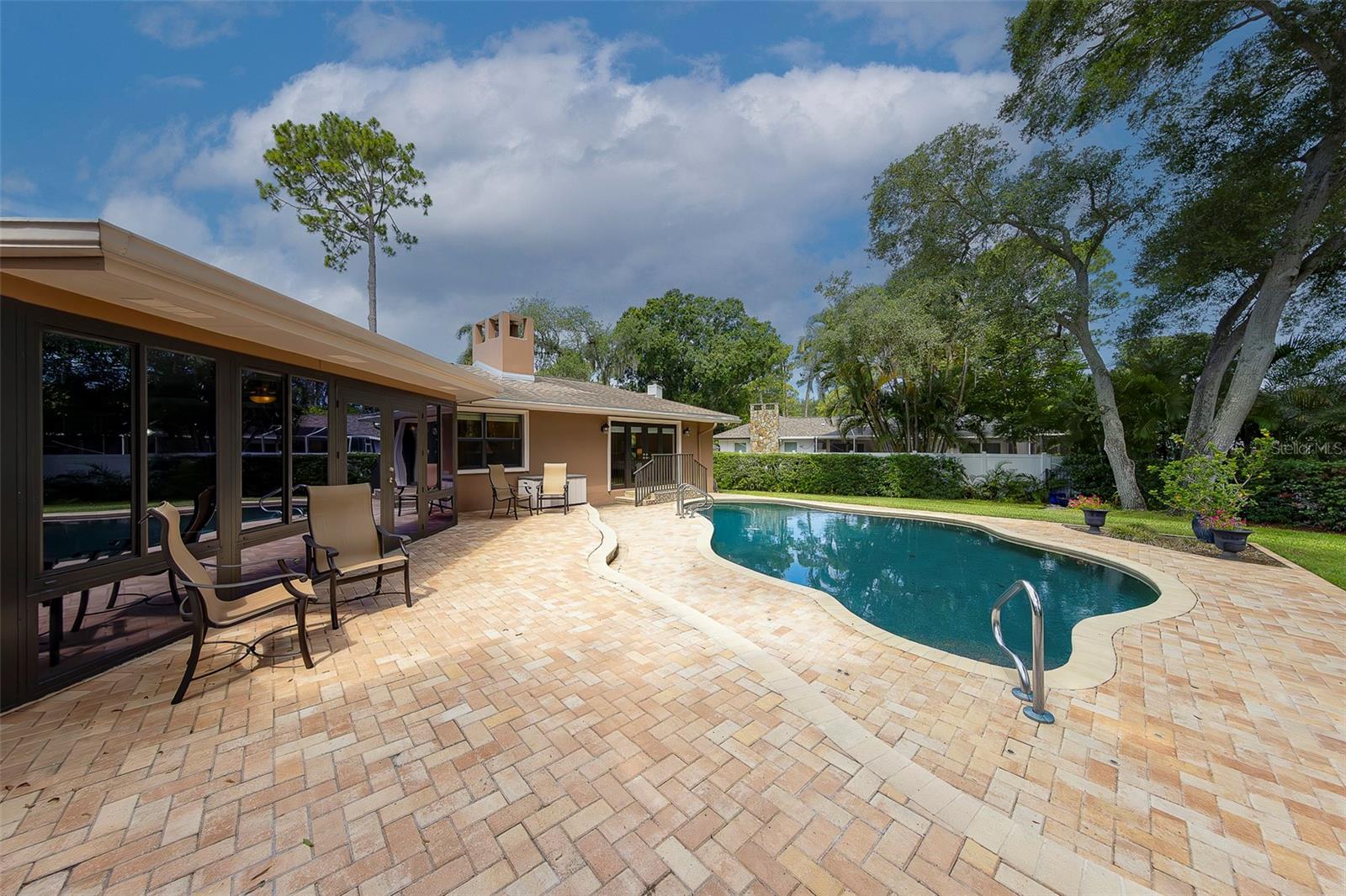 Abundant Patio Space