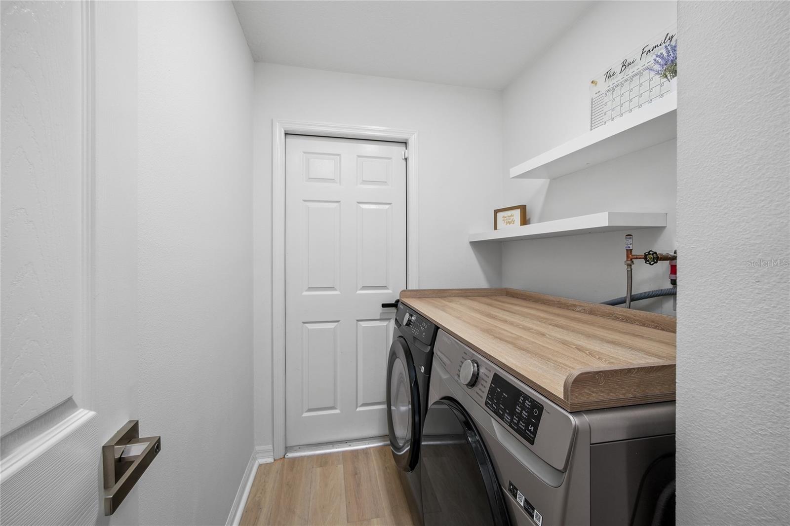 Separate laundry room for added convenience