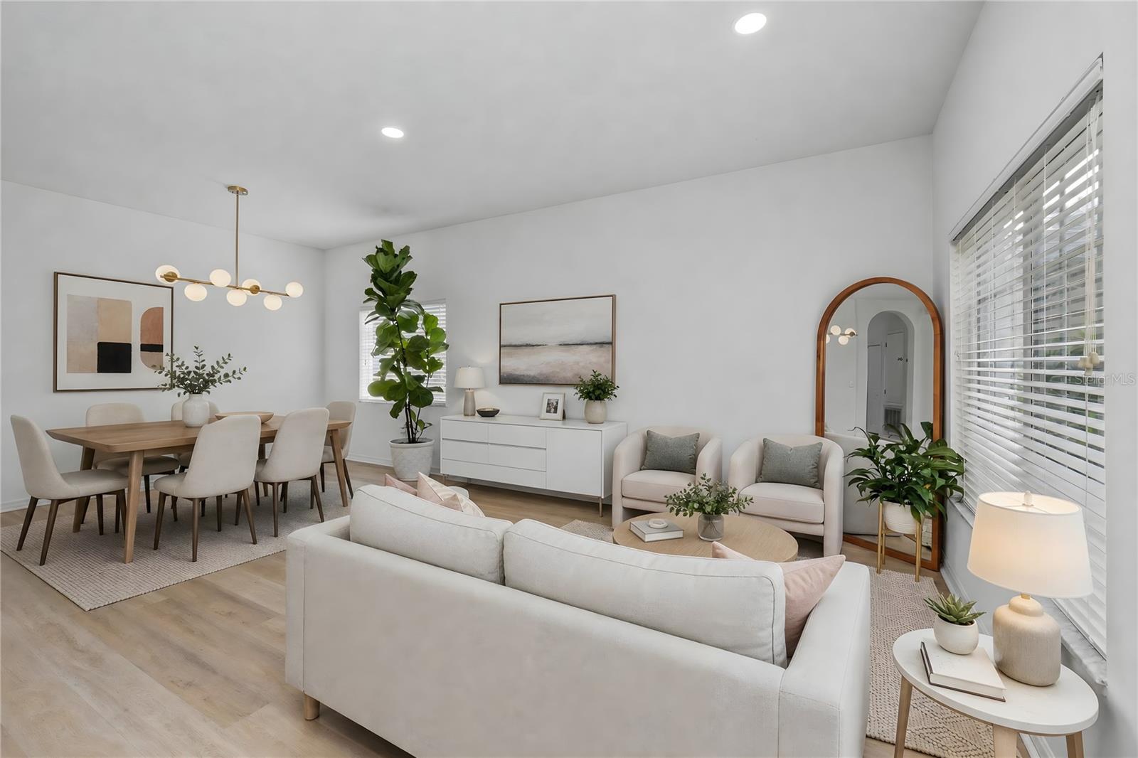 Open layout ideal for everyday living and entertaining
