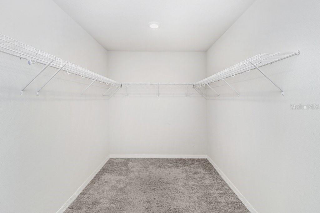 Primary walk in closet