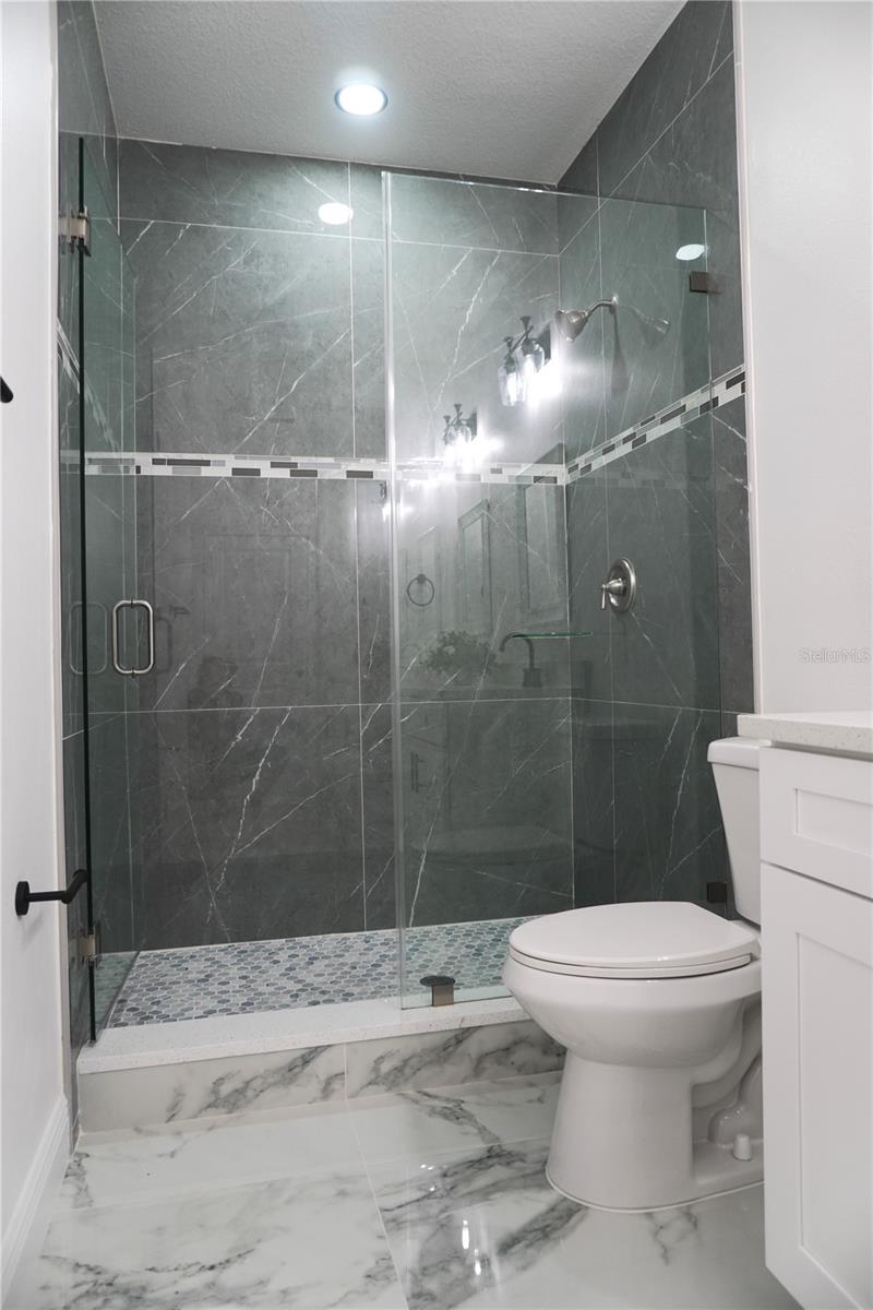 2nd full bathroom shower