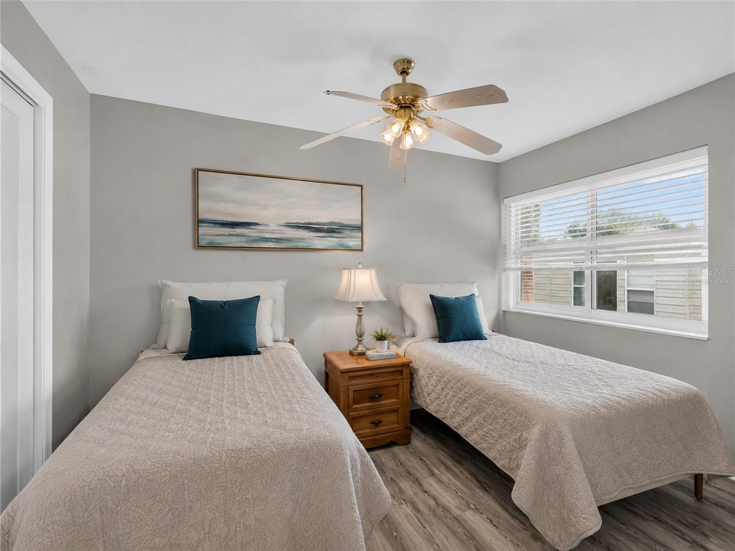 Virtually staged Bedroom 2