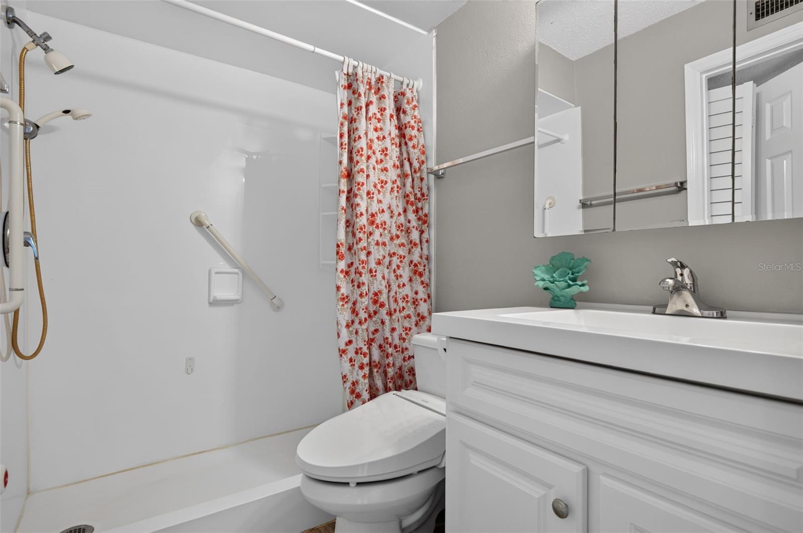 Bathroom with walk in shower